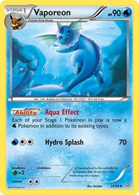 Vaporeon 22/98 · Reverse Holo