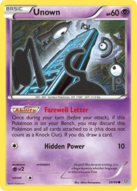 Unown 30/98 · Reverse Holo