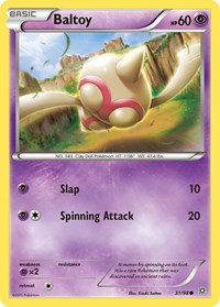 Baltoy 31/98 · Reverse Holo