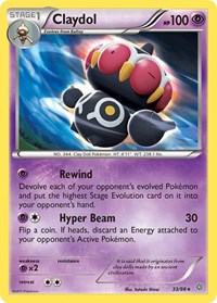 Claydol 33/98 · Reverse Holo