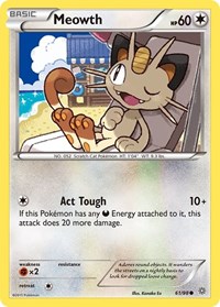 Meowth 61/98 · Reverse Holo