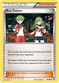 Ace Trainer 69/98 Ancient Origins Reverse Holo Pokémon card