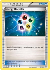 Energy Recycler 72/98 Ancient Origins Reverse Holo Pokémon card