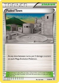 Faded Town 73/98 Ancient Origins Reverse Holo Pokémon card