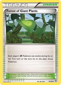Forest of Giant Plants 74/98 Ancient Origins Reverse Holo Pokémon card