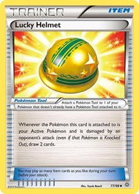 Lucky Helmet 77/98 Ancient Origins Reverse Holo Pokémon card