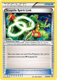 Sceptile Spirit Link 80/98 Ancient Origins Reverse Holo Pokémon card