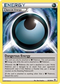 Dangerous Energy 82/98 Ancient Origins Reverse Holo Pokémon card