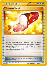 Trainers' Mail Secret 100/98 Ancient Origins Pokémon card