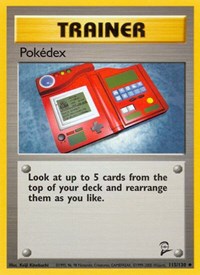 Pokedex 115/130 Base Set 2 Pokémon card