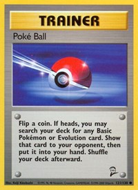 Poke Ball 121/130 Base Set 2 Pokémon card