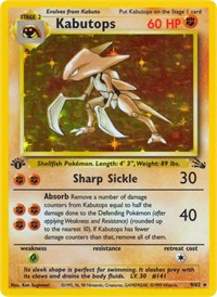 Kabutops 09/62 · 1st Edition