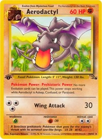 Aerodactyl 16/62 · 1st Edition