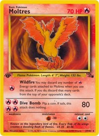 Moltres 27/62 · 1st Edition