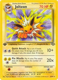 Jolteon 20/64 · 1st Edition
