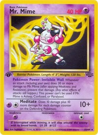 Mr. Mime 22/64 · 1st Edition
