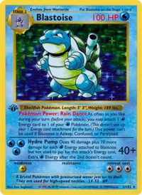 Blastoise 002/102 · 1st Edition