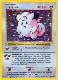 Clefairy 005/102 · 1st Edition