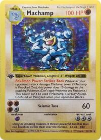 Machamp (Base Set Shadowless) 008/102 · 1st Edition