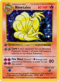 Ninetales 012/102 · 1st Edition