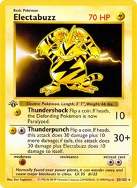 Electabuzz 020/102 · 1st Edition