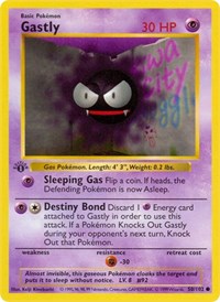 Gastly 050/102 · 1st Edition