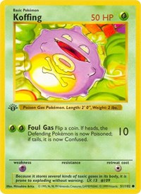 Koffing 051/102 · 1st Edition