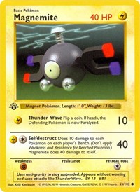 Magnemite 053/102 · 1st Edition