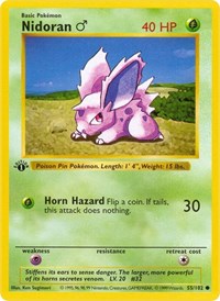 Nidoran M 055/102 · 1st Edition