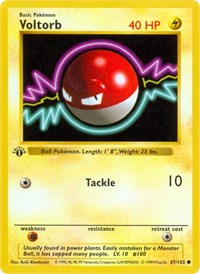 Voltorb 067/102 · 1st Edition