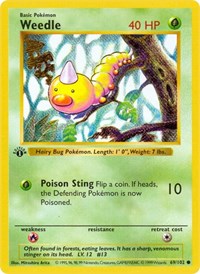 Weedle 069/102 · 1st Edition