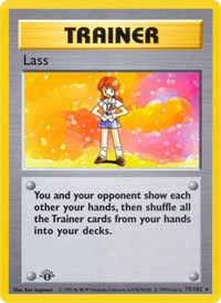 Lass 075/102 Base Set (Shadowless) 1st Edition Pokémon card