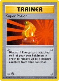 Super Potion 090/102 Base Set (Shadowless) 1st Edition Pokémon card