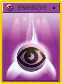 Psychic Energy 101/102 Base Set (Shadowless) 1st Edition Pokémon card