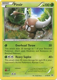 Pinsir 3/162 · Reverse Holo