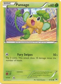 Pansage 5/162 · Reverse Holo