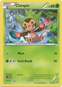 Chespin 8/162 · Reverse Holo