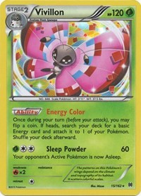 Vivillon 15/162 · Reverse Holo