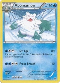 Abomasnow 40/162 · Reverse Holo