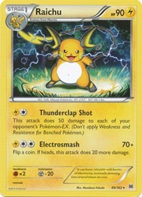 Raichu 49/162 · Reverse Holo