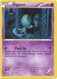 Elgyem 73/162 · Reverse Holo