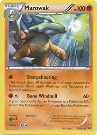 Marowak 78/162 · Reverse Holo