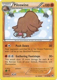 Piloswine 81/162 · Reverse Holo