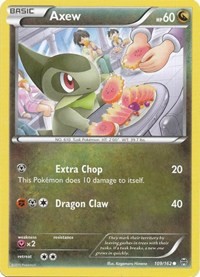Axew 109/162 · Reverse Holo