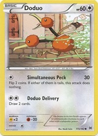 Doduo 115/162 · Reverse Holo