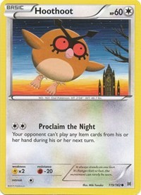 Hoothoot 119/162 · Reverse Holo