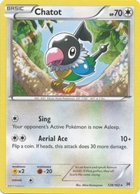 Chatot 128/162 · Reverse Holo