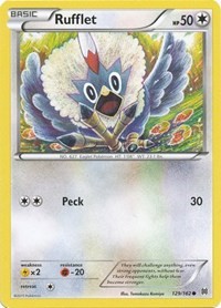 Rufflet 129/162 · Reverse Holo