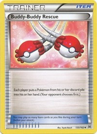 Buddy-Buddy Rescue 135/162 BREAKthrough Reverse Holo Pokémon card