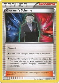 Giovanni's Scheme 138/162 BREAKthrough Reverse Holo Pokémon card